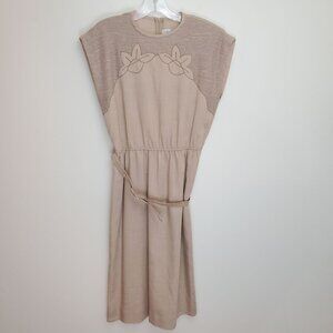 Vintage Leslie Fay 1970's-1980's career sheath dress